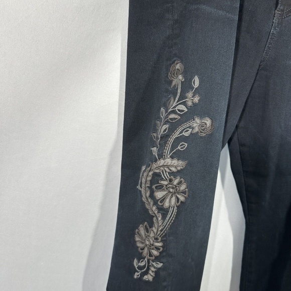 NEW Kut from‎ the Kloth [ 16 ] Connie Embroidered Ankle Skinny Jeans Blue - Picture 10 of 16